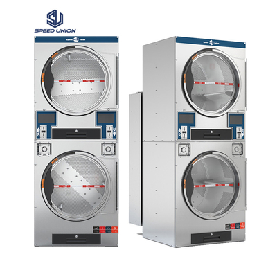 Self Service Type Clothes Coin Stack Dryer In Commercial Laundry Equipment