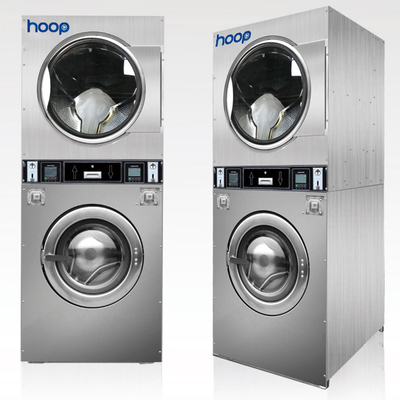 12kg Residue Free Critical Cleaning/Laundry Combo Washer Dryer Stacked Washing And Drying Machine Ready To Ship